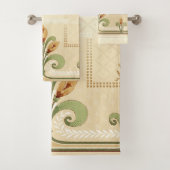 William Morris Row von Lilies Badhandtuch Set (Insitu)
