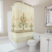 William Morris Row von Lilies Duschvorhang (Beispiel)