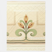 William Morris Row von Lilies Fleecedecke (Vorderseite)