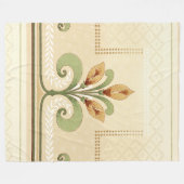 William Morris Row von Lilies Fleecedecke (Vorderseite (Horizontal))
