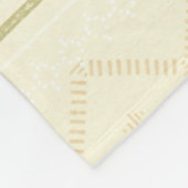 William Morris Row von Lilies Fleecedecke (Ecke)