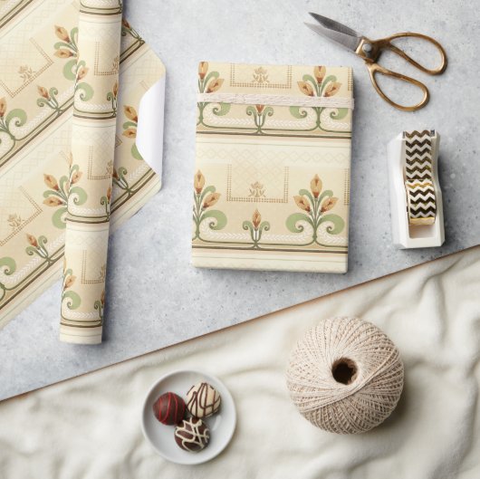 William Morris Row von Lilies Geschenkpapier (Kunsthandwerk)