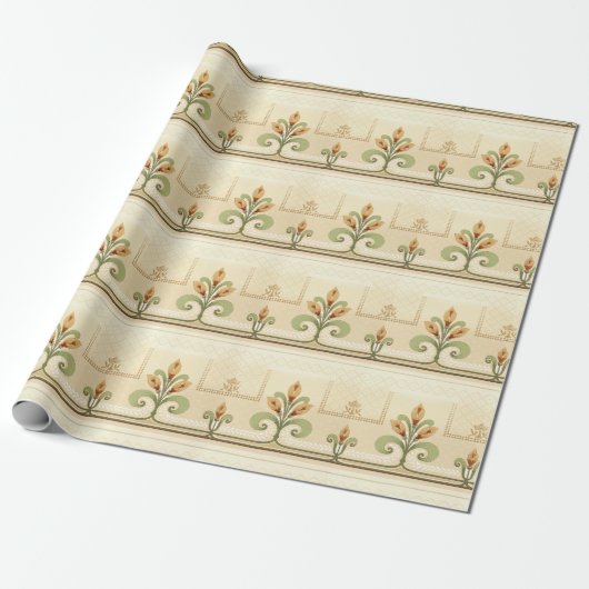 William Morris Row von Lilies Geschenkpapier (Ungerollt)