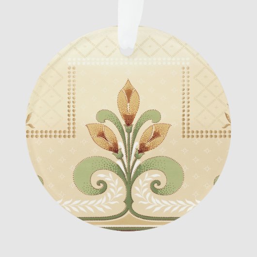 William Morris Row von Lilies Ornament (Vorderseite)