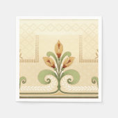 William Morris Row von Lilies Serviette (Vorderseite)