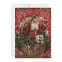 William * Morris Santa Claus Rich Red