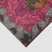 William * Morris Santa Spruce Rich Cherry Seidenpapier (Ausschnitt)