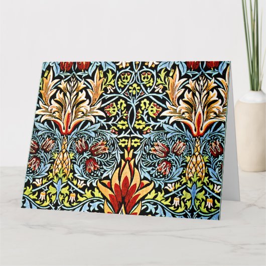 William Morris - Schachblume Dankeskarte (Vorderseite)