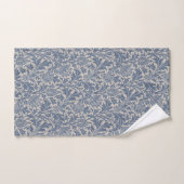 William Morris Schieferblauer Distel Tapete Badhandtuch Set (Handtuch)