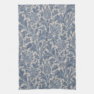 William Morris Schieferblauer Distel Tapete Geschirrtuch