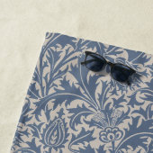 William Morris Schieferblauer Distel Tapete Strandtuch (Beispiel)