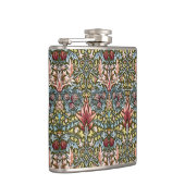 William Morris Schlangenkopf-Blumenmuster Flachmann (Rechts)