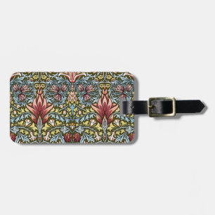 William Morris Schlangenkopf-Blumenmuster Gepäckanhänger