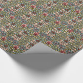 William Morris Schlangenkopf-Blumenmuster Geschenkpapier (Ecke)