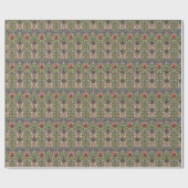 William Morris Schlangenkopf-Blumenmuster Geschenkpapier (Flach)