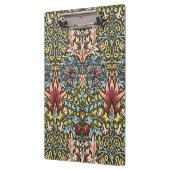 William Morris Schlangenkopf-Blumenmuster Klemmbrett (Links)