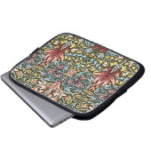 William Morris Schlangenkopf-Blumenmuster Laptopschutzhülle (Vorne Knopf)