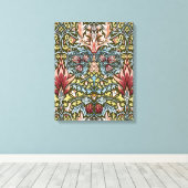 William Morris Schlangenkopf-Blumenmuster Leinwanddruck (Insitu (Holzboden))