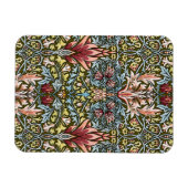 William Morris Schlangenkopf-Blumenmuster Magnet (Horizontal)