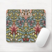 William Morris Schlangenkopf-Blumenmuster Mousepad (Mit Mouse)
