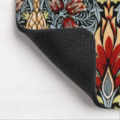 William Morris Schlangenkopf-Blumenmuster Mousepad (Ecke)