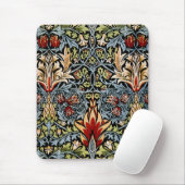 William Morris Schlangenkopf-Blumenmuster Mousepad (Mit Mouse)