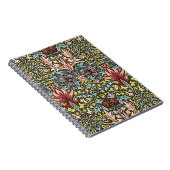 William Morris Schlangenkopf-Blumenmuster Notizblock (Rechte Seite)
