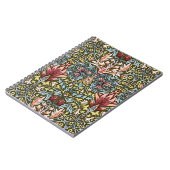 William Morris Schlangenkopf-Blumenmuster Notizblock (Linke Seite)