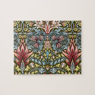 William Morris Schlangenkopf-Blumenmuster Puzzle