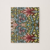William Morris Schlangenkopf-Blumenmuster Puzzle (Vertikal)