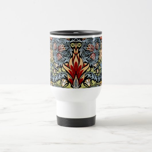 William Morris Schlangenkopf-Blumenmuster Reisebecher (Mittel)