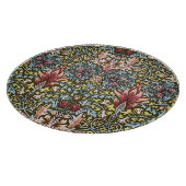 William Morris Schlangenkopf-Blumenmuster Schneidebrett (Ecke)