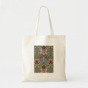 William Morris Schlangenkopf-Blumenmuster Tragetasche