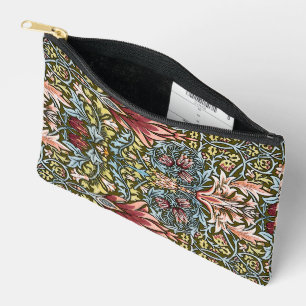 William Morris Schlangenkopf-Blumenmuster Zubehörtasche