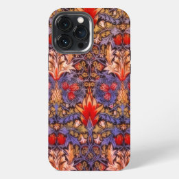 William Morris Schlangenkopf Exotisches Muster iPhone 13 Pro Max Hülle
