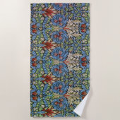 William Morris Schlangenkopf Strandtuch (Vorderseite)