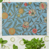 William Morris Schöne Blätter Farbige Früchte Geschirrtuch (Gefaltet)