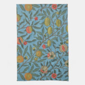 William Morris Schöne Blätter Farbige Früchte Geschirrtuch (Vertikal)