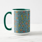 William Morris Schöne Blätter Farbige Früchte Tasse (Links)