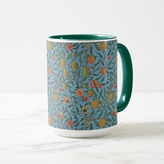 William Morris Schöne Foliage Farbenfrohe Früchte Tasse (VorderseiteRechts)