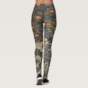 William Morris schöne Jugendstil-Arbeit Leggings