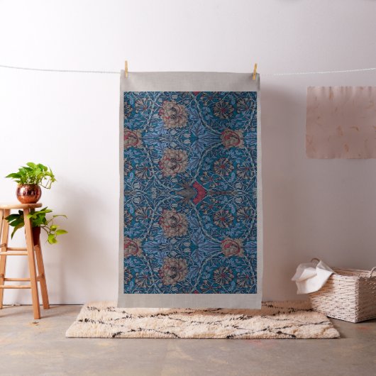 William Morris, schönes, blumengeschmücktes Muster Stoff (Beispiel)