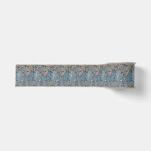 William Morris Schönes Blumenmuster Blau Pink