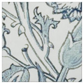William Morris Schönes Blumenmuster, blau, Rose Stoff (Muster)