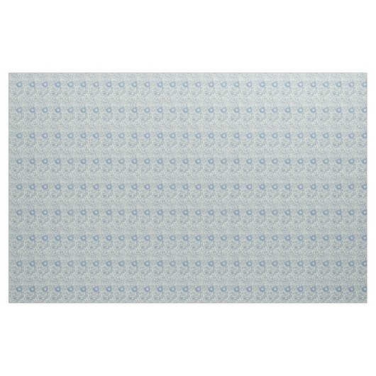 William Morris Schönes Blumenmuster, blau, Rose Stoff (Yard (91,4 cm))