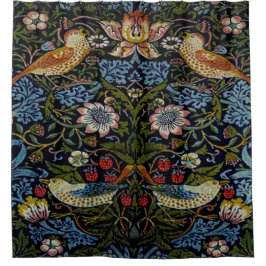 William Morris schönes Muster, Art nouveau, vin Duschvorhang