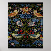 William Morris schönes Muster, Art nouveau, vin Poster (Vorne)