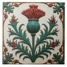 William Morris Schottische Distel vintage floral