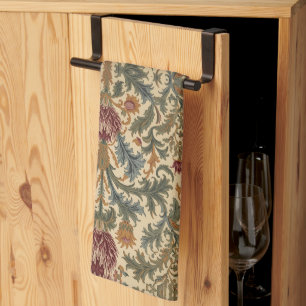 William Morris Schottische Distel vintage floral  Geschirrtuch