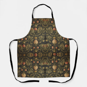William Morris Schottische Distel vintage floral Schürze